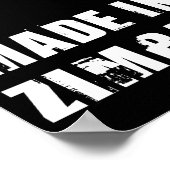 Made in Zimbabwe Poster (Hoek)