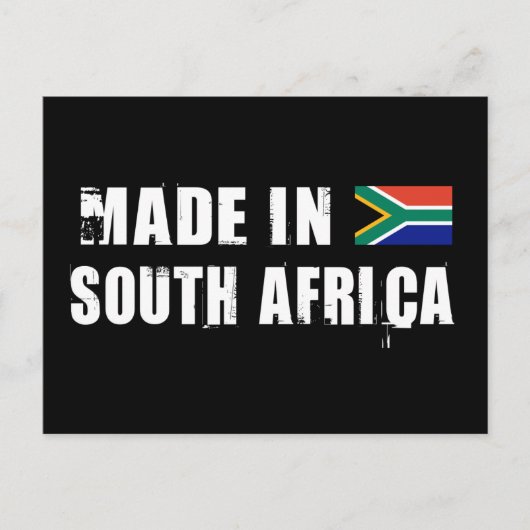 Made in Zuid-Afrika Briefkaart (Voorkant)