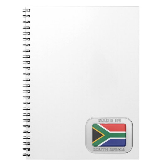 Made in Zuid-Afrika Notitieboek (Voorkant)