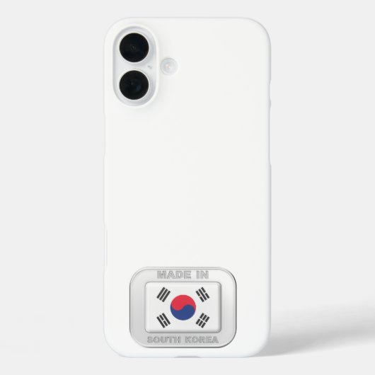 Made in Zuid-Korea Case-Mate iPhone Case (Achterkant)