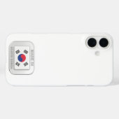 Made in Zuid-Korea Case-Mate iPhone Case (Achterkant (horizontaal))