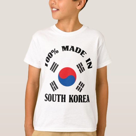 Made in Zuid-Korea T-shirt (Voorkant)