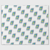 Made in Zweden Cadeaupapier (Vlak)