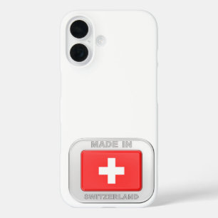 Made in Zwitserland iPhone 16 Hoesje