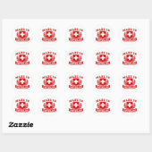 Made in Zwitserland Ronde Sticker (Vel)