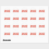 Made in Zwitserland Ronde Sticker (Vel)