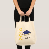 Made it Graduation Cap and Diploma Tote Bag (Voorkant (product))