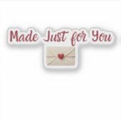 Made Just for You Sticker | Packaging Lab (Voorkant)