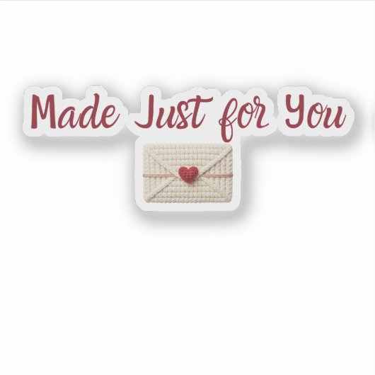 Made Just for You Sticker | Packaging Lab (Voorkant)