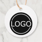 Made Love Heart Symbol Kraft Paper Logo Sjabloon Bedankjes Labels (Achterkant)