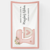 Made met liefdesbakkerij, gebanner spandoek (Verticaal)