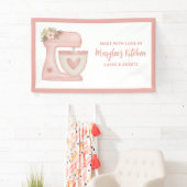 Made met liefdesbakkerij, gebanner spandoek (Insitu)