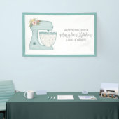 Made met liefdesbakkerij, gebanner spandoek (Beurs)