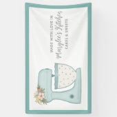 Made met liefdesbakkerij, gebanner spandoek (Verticaal)