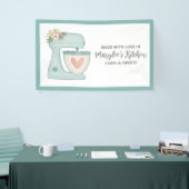 Made met liefdesbakkerij, gebanner spandoek (Beurs)