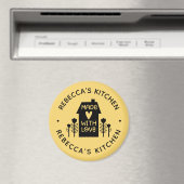 Made met Love Yelllow Kitchen Magneet (Insitu (Vaatwasser))