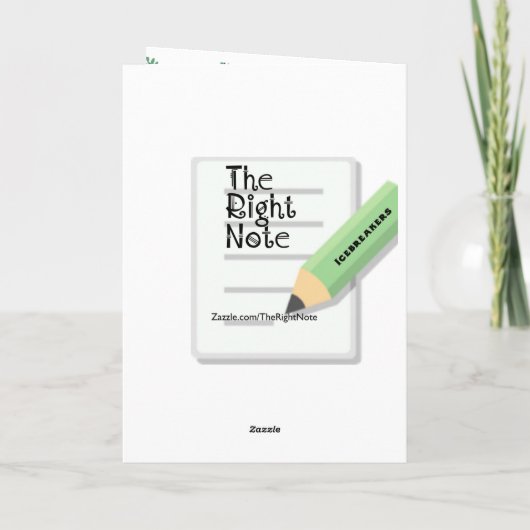 Made Monkey van mijn zelf grappige excuses Geperso Kaart (Achterkant)