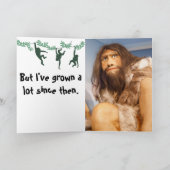 Made Monkey van mijn zelf grappige excuses Geperso Kaart (Binnen)