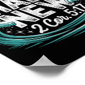 Made New Baptism Shirt Christian Shirts For Youth  Poster (Hoek)