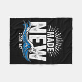 Made New Baptized Baptism  Fleece Deken (Voorkant (Horizontaal))