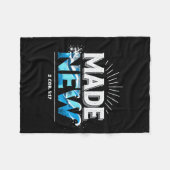 Made New Baptized Baptism Fleece Deken (Voorkant (Horizontaal))