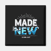 Made New Baptized Baptism  Magneet (Voorkant)