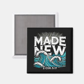 Made New Baptized Baptism Magneet (Voorkant / Achterkant)