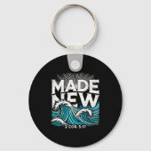 Made New Baptized Baptism  Sleutelhanger (Voorkant)