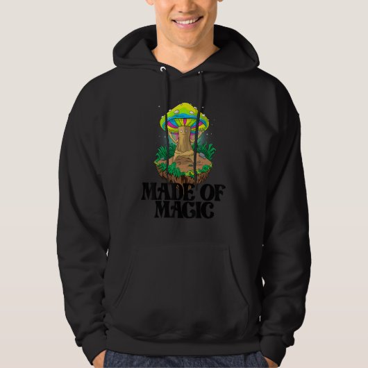 Made Of Magic Women Magic Psilocybin Mushroom Hoodie (Voorkant)