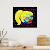 Made of Plastic Moeder Earth Girl Poster (Keuken)