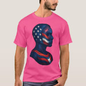 Made of Stars & Stripes beroemd gemaakt door Celes T-shirt (Voorkant)