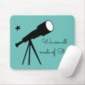 Made of Stars telescope quote Muismat (Met muis)