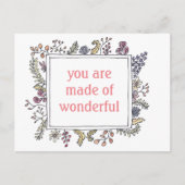 Made of Wonderful - Briefkaart - Sweet Reminder (Voorkant)