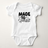 Made to Sparkle Baby Jersey Bodysuit (Voorkant)