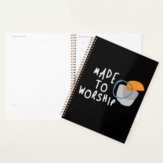 Made to Worship - Inspirerende Christelijke quote Planner (Display)