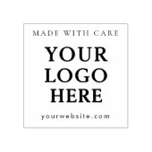 Made with Care Logo Zakelijk Rubberstempel (Afrduk)