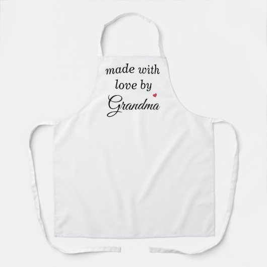 Made with Love Apron Schort (Voorkant)