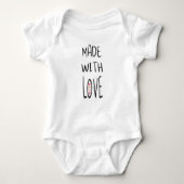 Made with Love Baby Bodysuit (Voorkant)