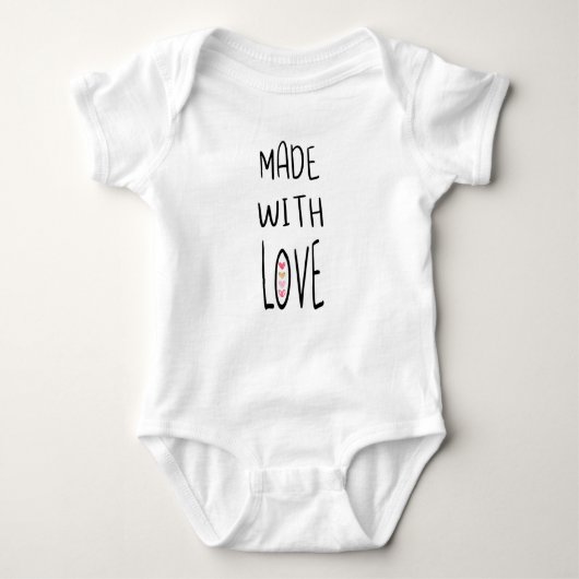 Made with Love Baby Bodysuit (Voorkant)
