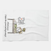 Made with Love betekent dat ik de Spoon Funny heb Theedoek (Horizontaal)