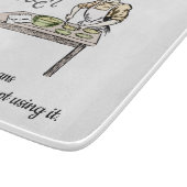 Made with Love betekent dat ik de Spoon heb gevrij Snijplank (Hoek)