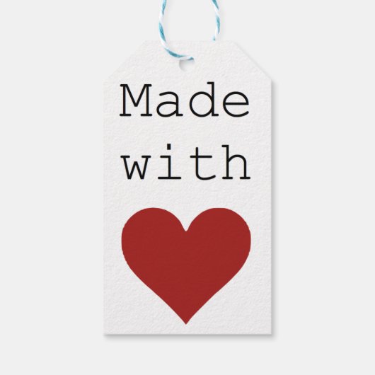 Made with Love Cadeaulabel (Achterkant)