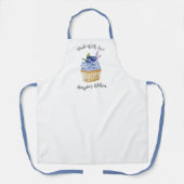 Made with Love Cupcake Bakery Chef Apron Schort (Voorkant)
