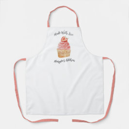 Made with Love Cupcake Bakery Chef Apron Schort