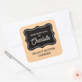 Made with love elegant baked good label stickers (Envelop)