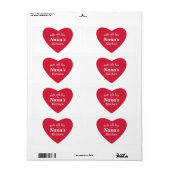 Made with Love Food Label (Full Sheet)