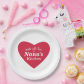 Made with Love Food Label Papieren Bordje (Feest)