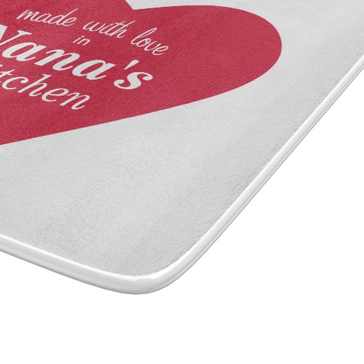 Made with Love Food Label Snijplank (Hoek)