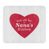 Made with Love Food Label Snijplank (Voorkant)