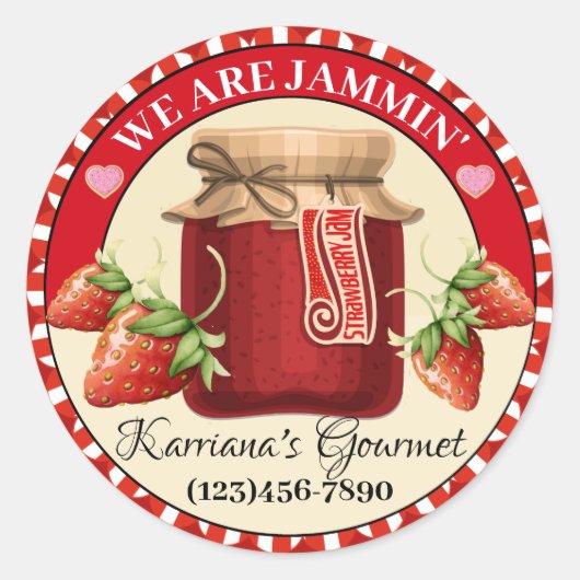 Made with Love Food Sticker (Voorkant)